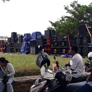 Nonton Lomba Sound System di Batam, Warga Terhibur
