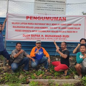 Warga Griya Sagulung Permai Protes Wali Kota, Lahan Fasum Dialokasikan untuk Ruko